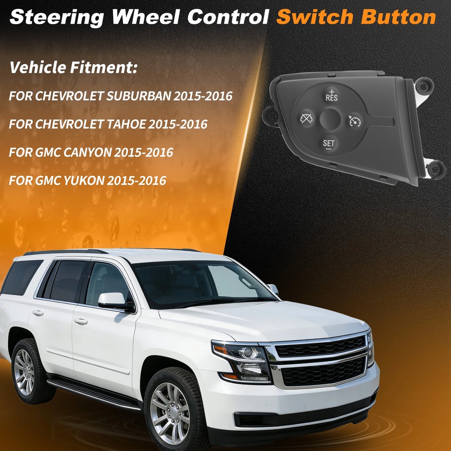 Steering Wheel Button Left Side for Chevrolet Suburban (2015–2016) No.23134230