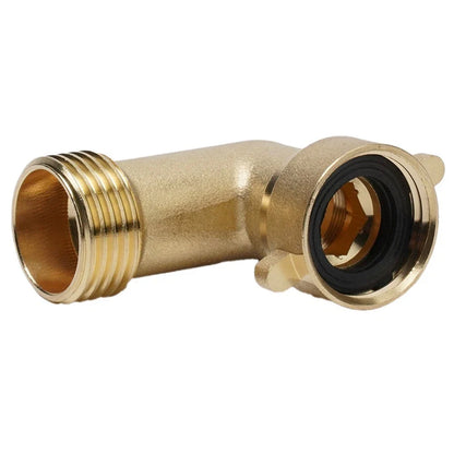 90 Degree Angle Water Pipe RV Water Intake Hose Fittings Brass Connector