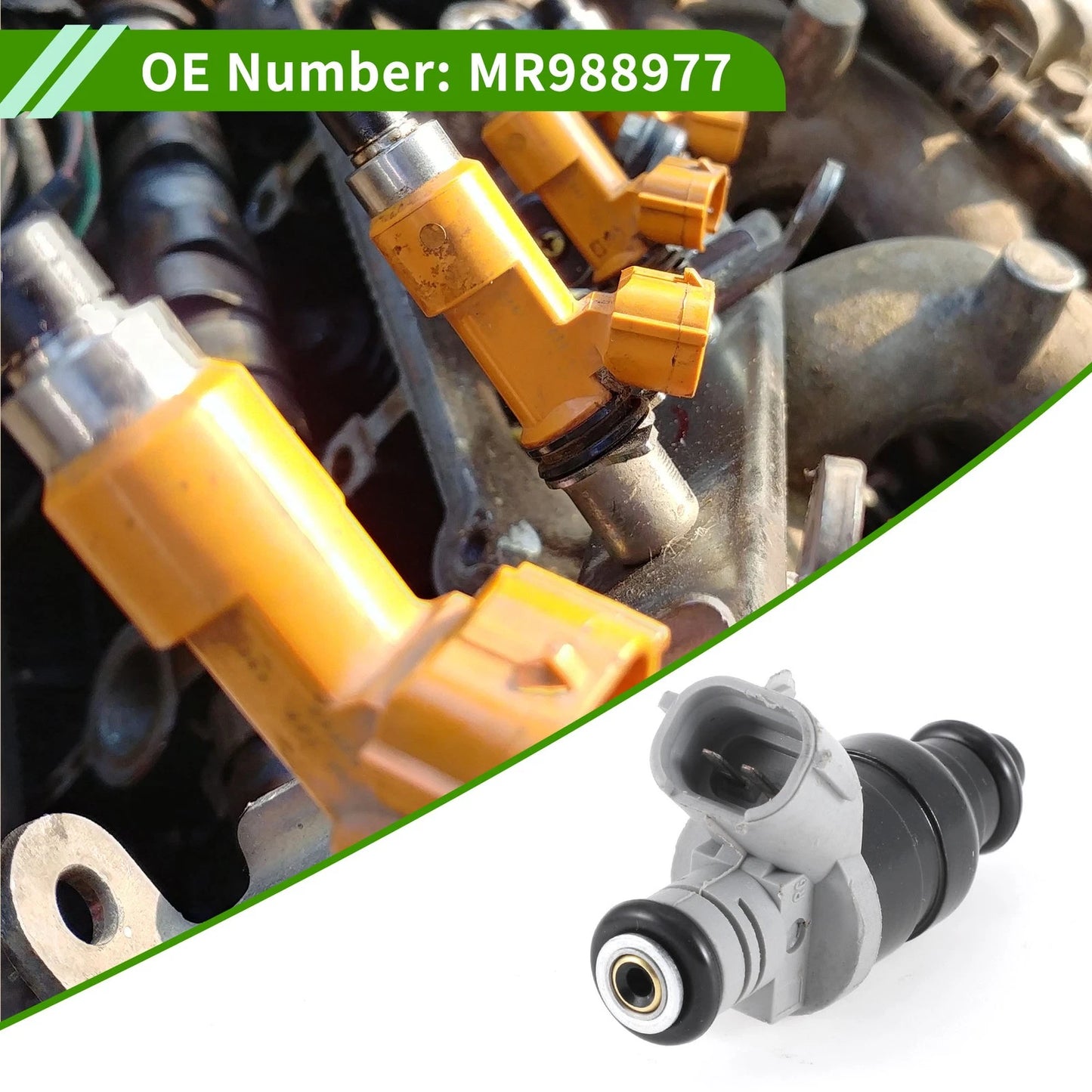 1 Pc Fuel Injector MR988977 for Mitsubishi Colt 1.3L (2004–2008)