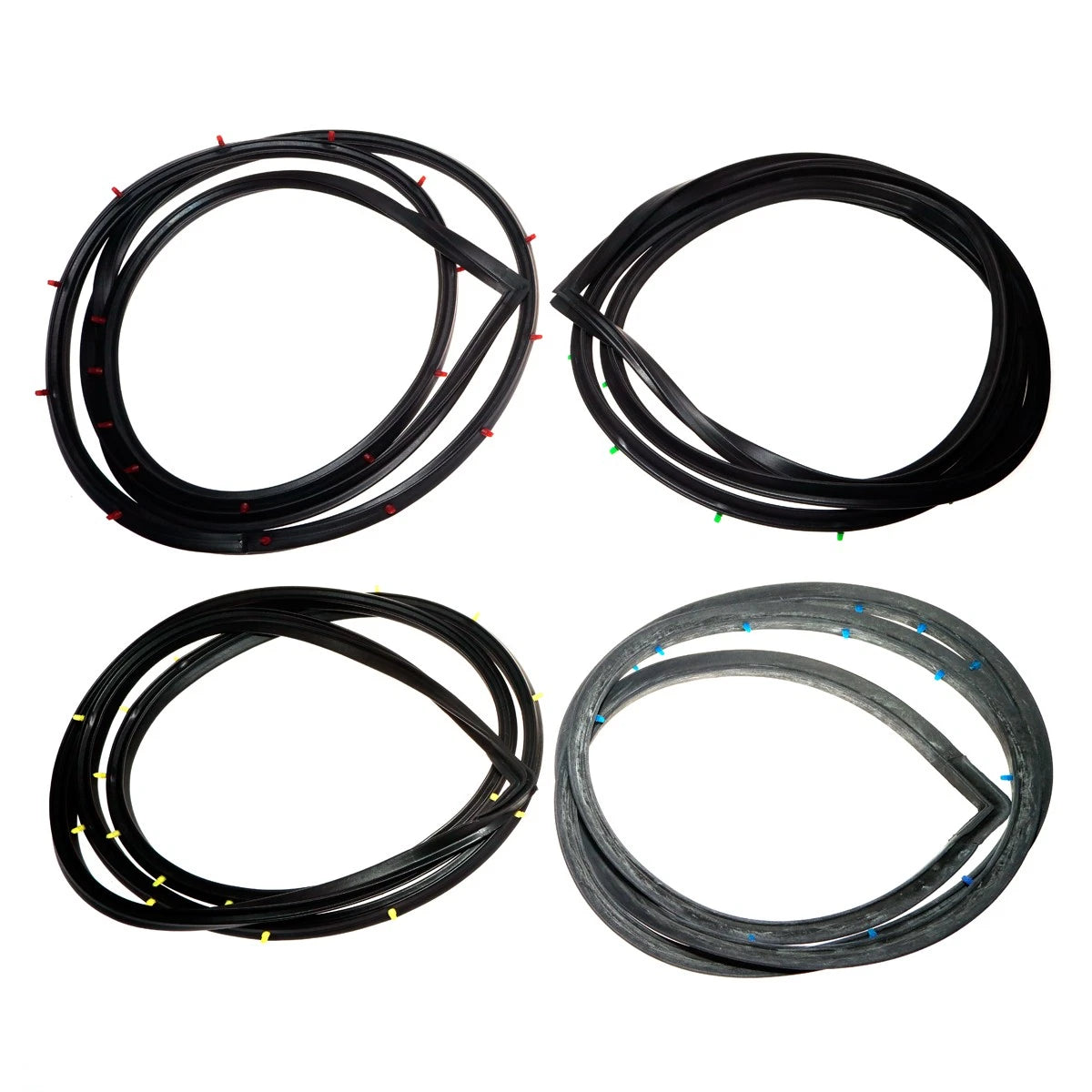 Set of 2 Rear Door Weatherstrips for Toyota Corolla Sprinter (E10, E11)