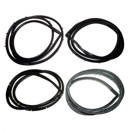 Set of 2 Rear Door Weatherstrips for Toyota Corolla Sprinter (E10, E11)