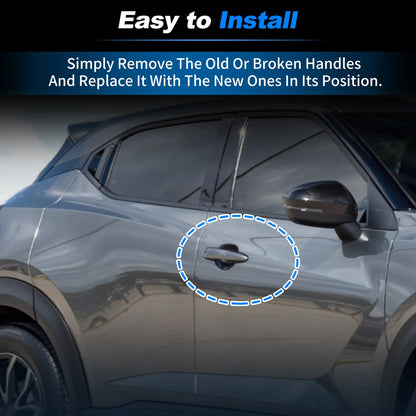 Front Left Exterior Door Handle No. 80644-3WC2A for Nissan Juke (2011–2019)