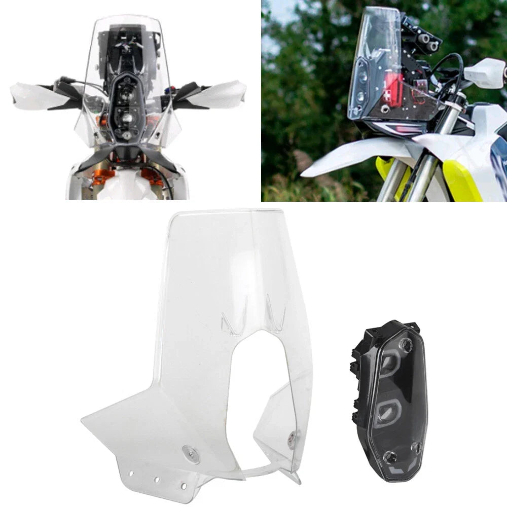 Front Windshield & Headlight Beam Kit for 790/890 Adventure-R (2020-2023)