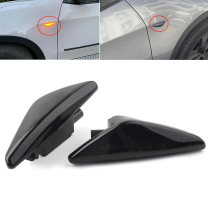 ABS Dynamic LED Side Marker Turn Signal Lights for BMW F25 E70 E71 E72 E70 (2010-2017)