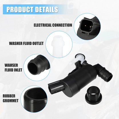 Windshield Washer Motor Pump for Ford Focus (1791581) (2000–2018)