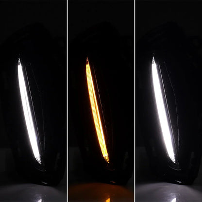 LED Dual Color Fog Light DRL Signal Lamp for 2019-2025 Toyota RAV4