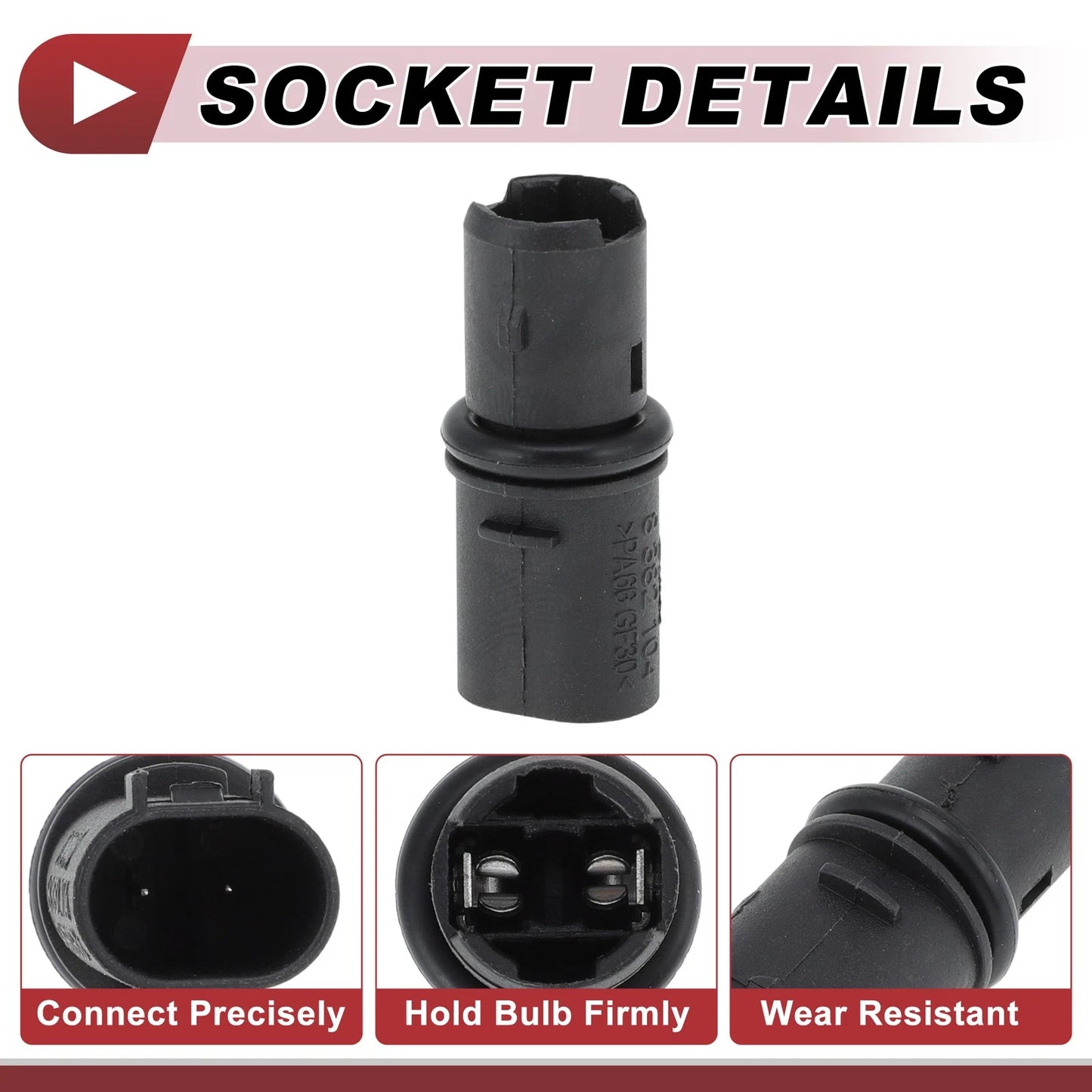 1 Pc Side Marker Light Socket for BMW 1 3 Series (1999–2013) No. 8382104 2 Pin