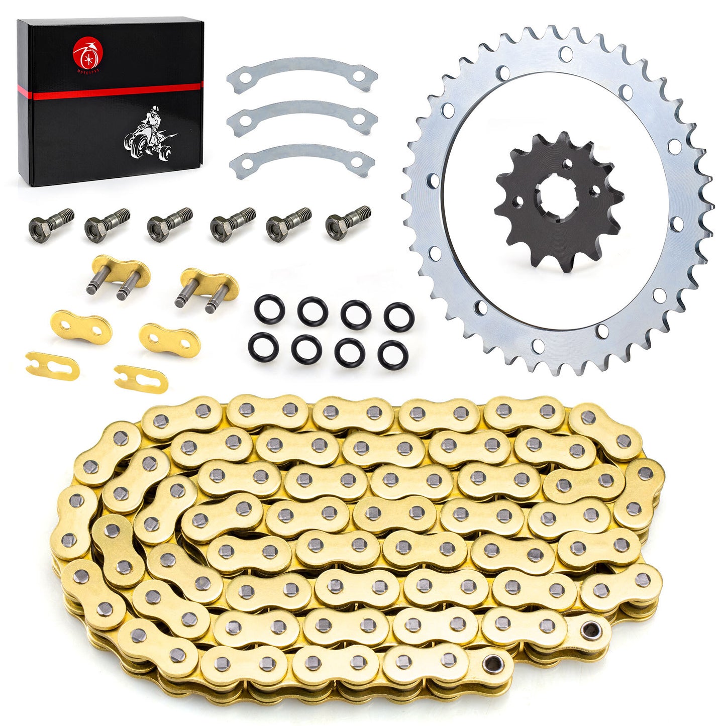 Chain and Sprocket Kit for Yamaha Warrior YFM350X (1989–2004)