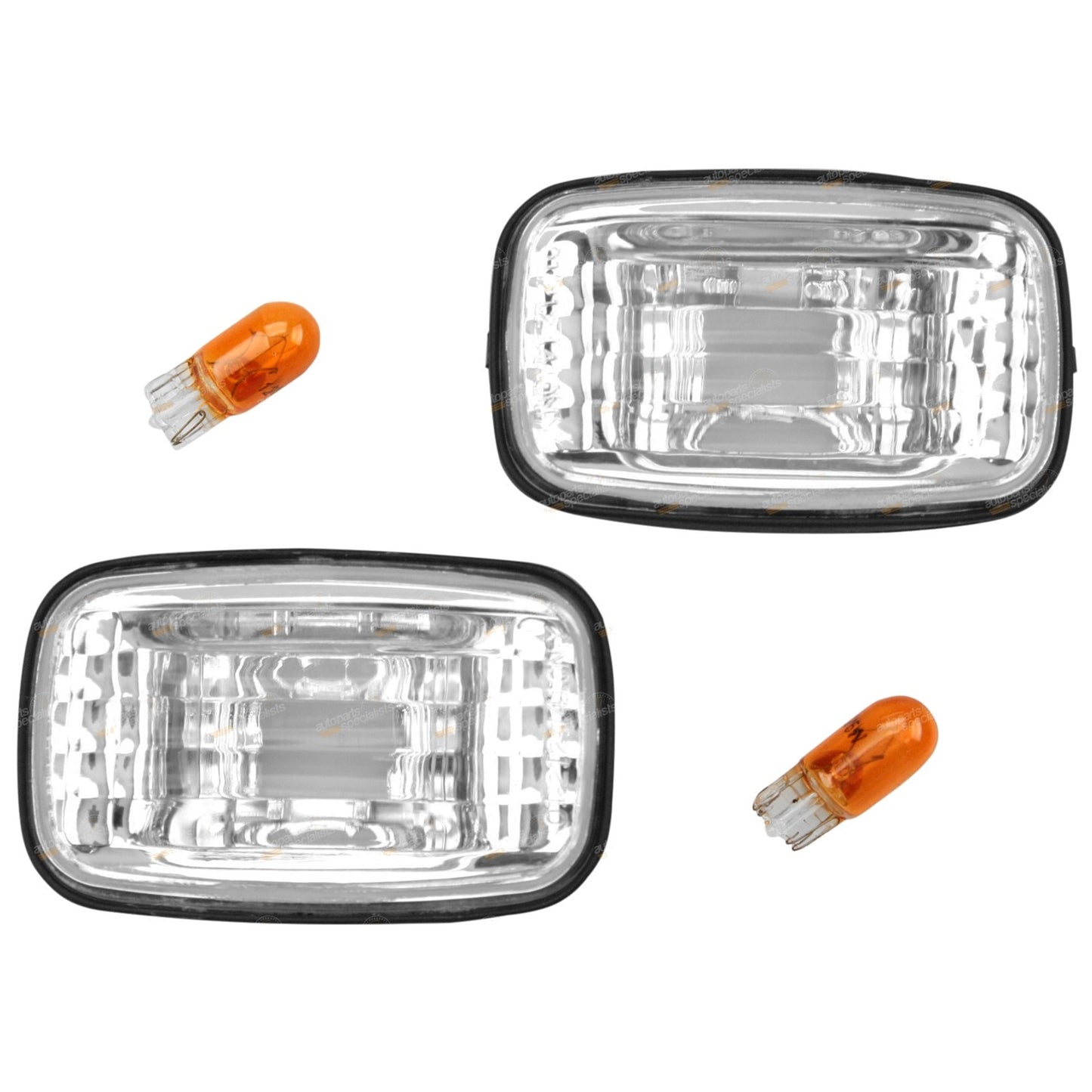 Clear Side Indicator Repeaters for Landcruiser (1998–2007)