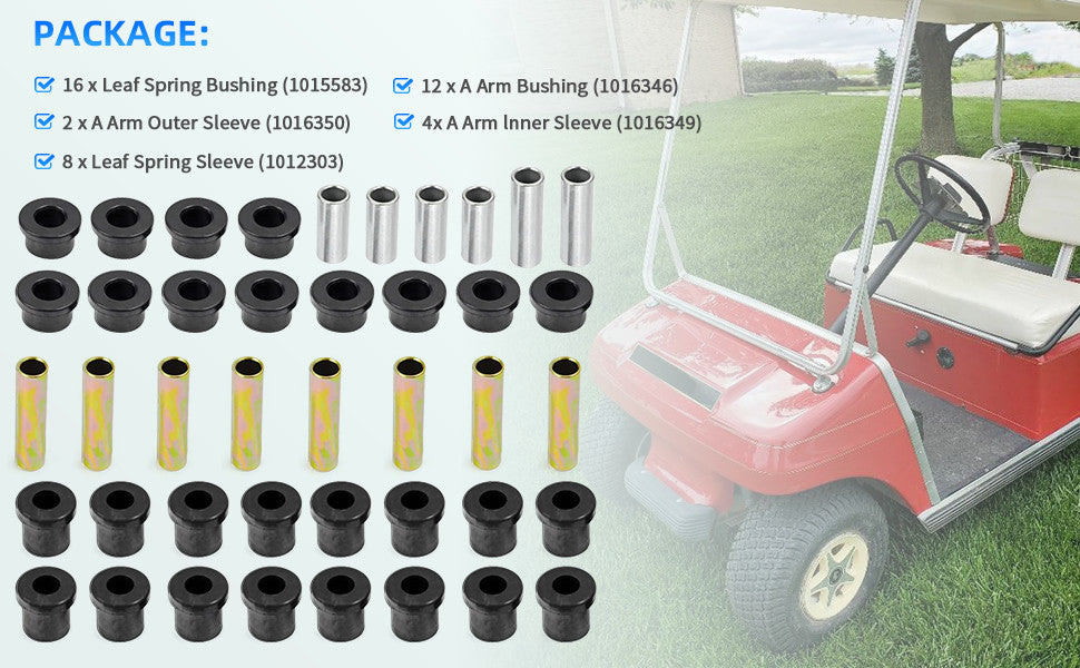 Front & Rear Lower Spring A Arm Suspension for Club Car DS