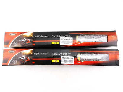 365mm JBS Yellow/Chrome Shock Absorbers for Kawasaki F8 250 Bison