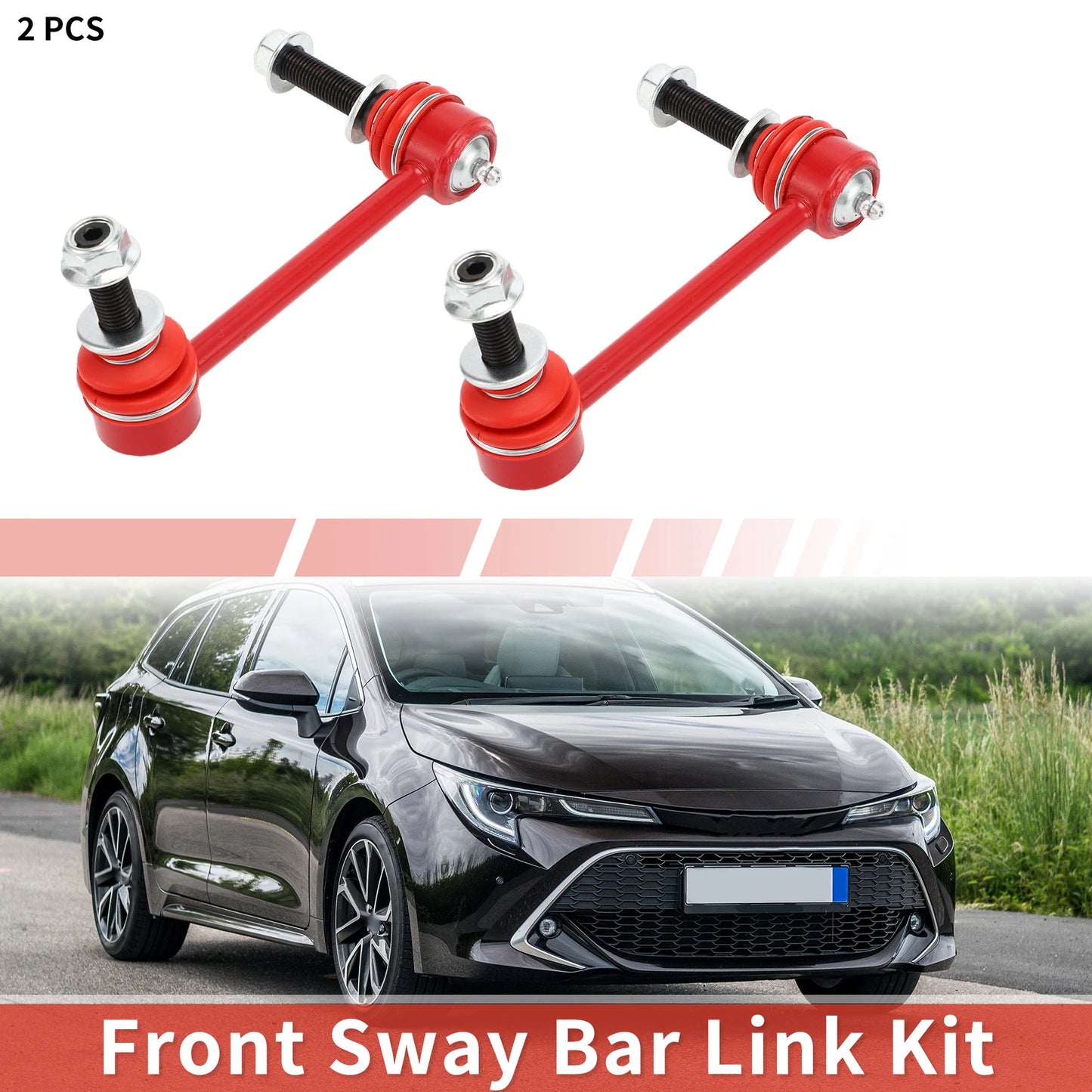 2X Front Sway Bar Links Stabilizer Link Kit for Toyota Tacoma (2005–2017)