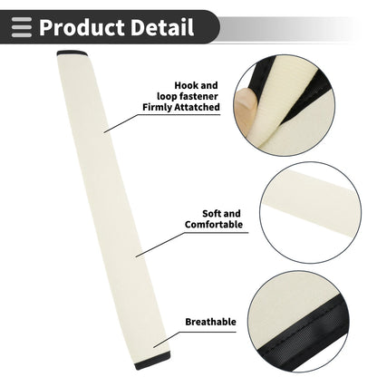 Beige Seat Belt Cover Pad for Universal Fit (50cm)