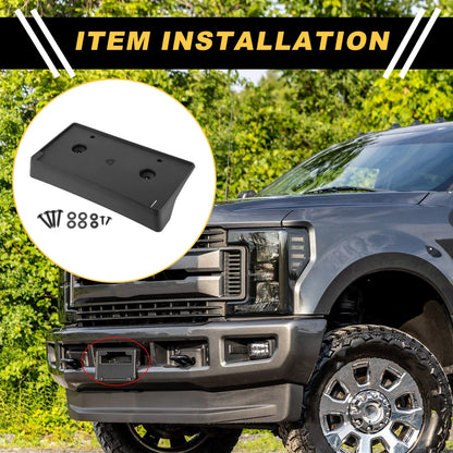 Front Bumper License Plate Bracket Holder for Dodge Ram 1500 (2018-2023)
