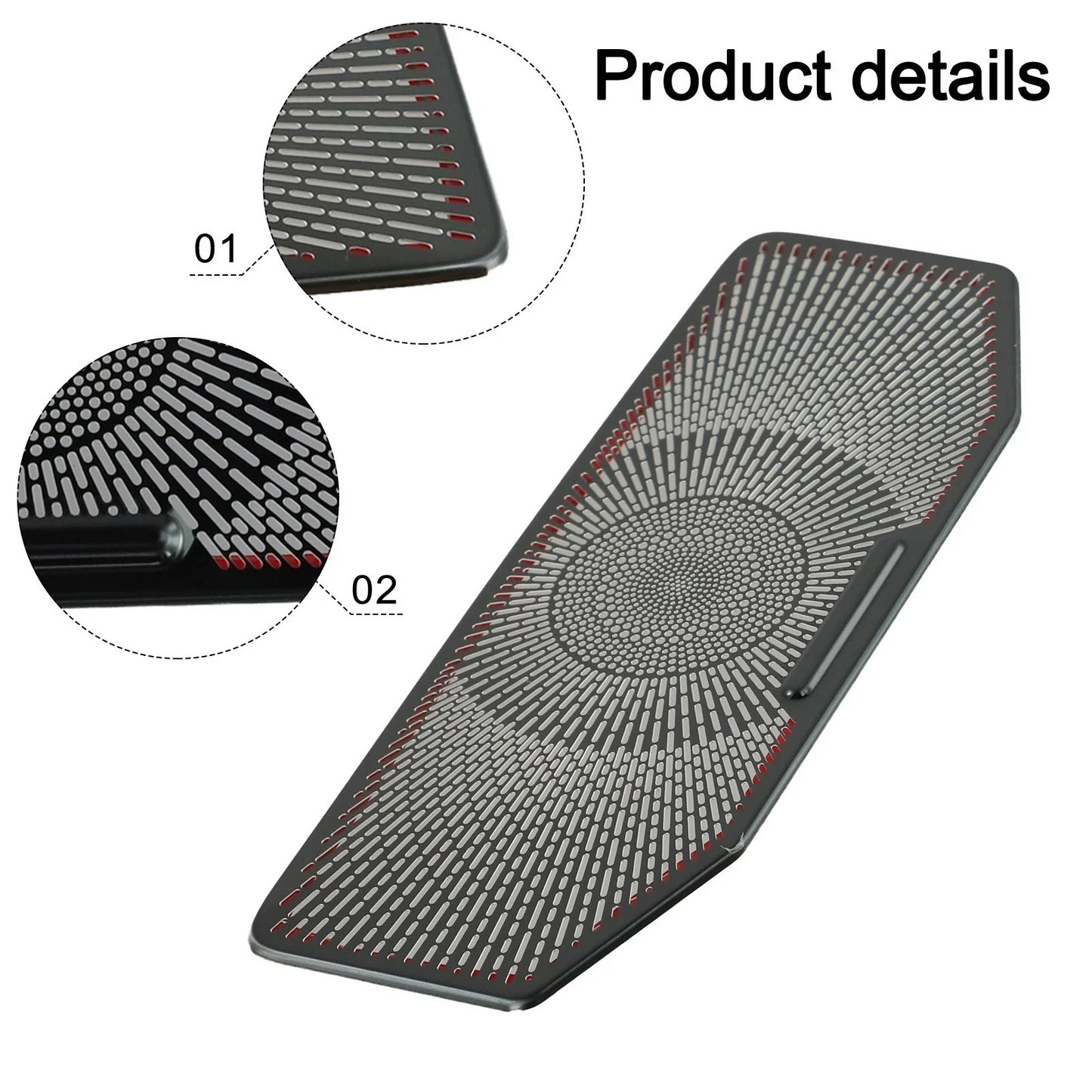 Car Roof Read Light Cover Trim / Stylish Black Titanium / Toyota RAV4