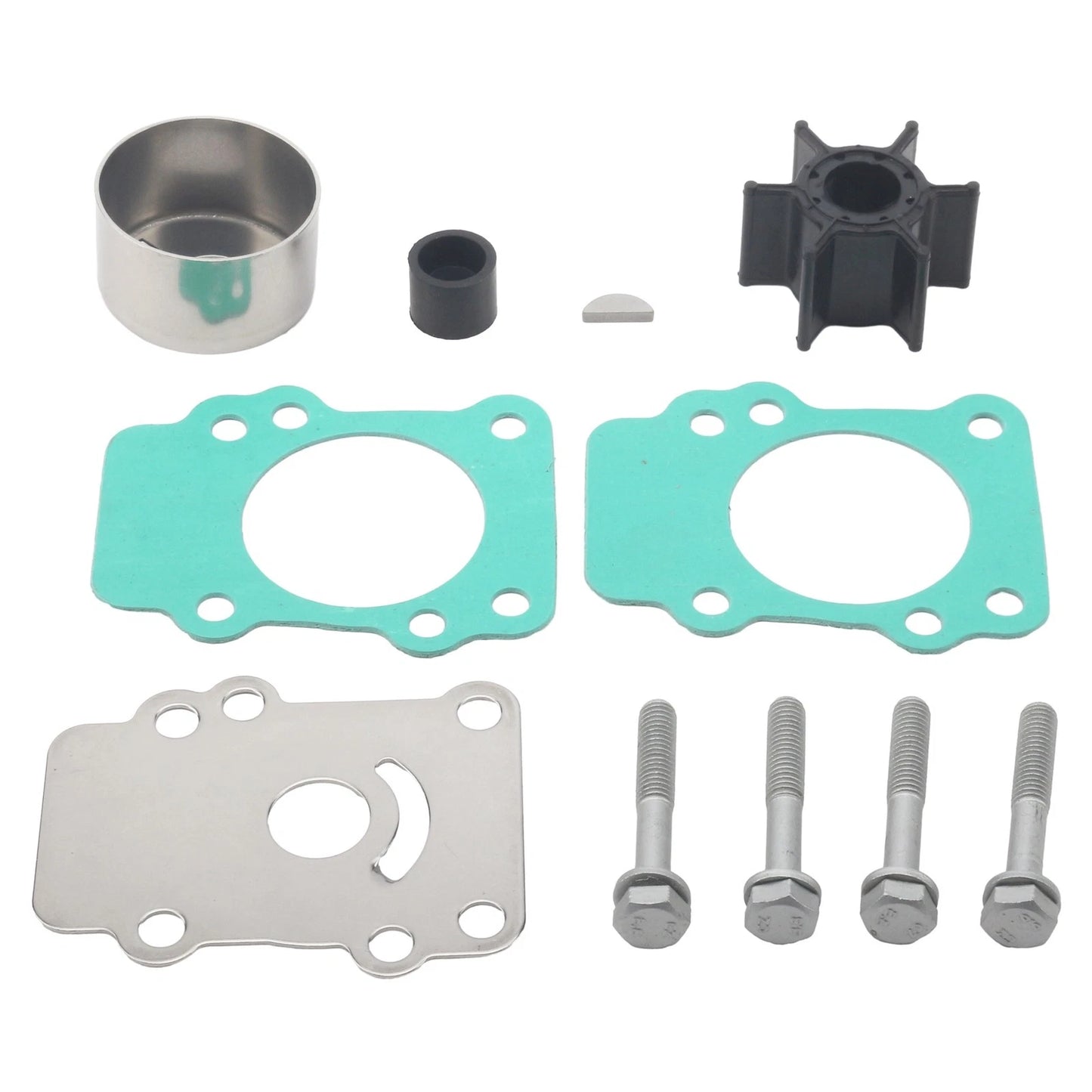 Water Pump Impeller Repair Kit for Mercury Mariner 9.9 15 HP (1990–2000)