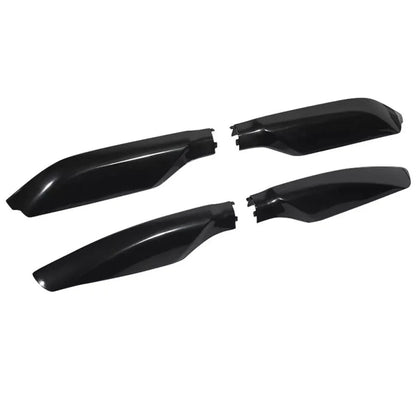 4 x Glossy Black Roof Rack Rail End Cover Caps for Toyota Prado (2010-2018)