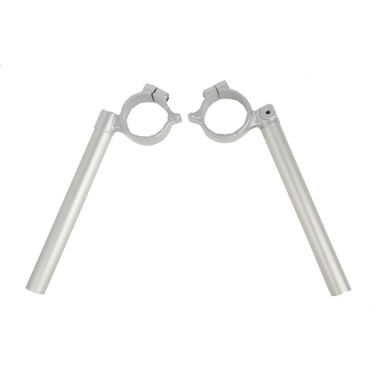Silver Clip-On Handlebars for Suzuki GSXR600 750 (2006-2010)