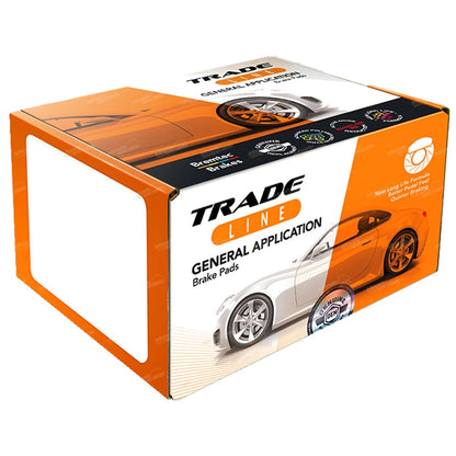 Set of 4 Bremtec Front Disc Brake Pads for Mitsubishi Challenger (2009–2015)