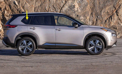 2 x CF Side Vent Window Scoop Louver Cover for Nissan Rogue (2022–2023)