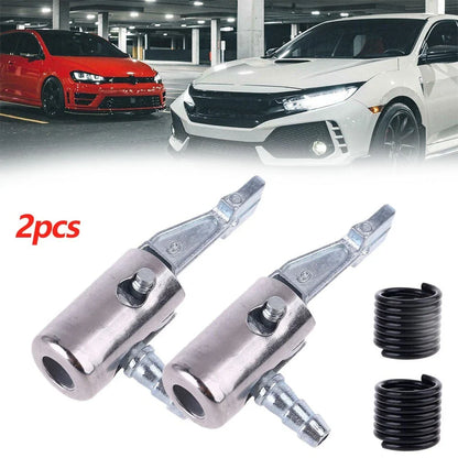 Inflator Pump Adapter Connector with Spring Hose Valve