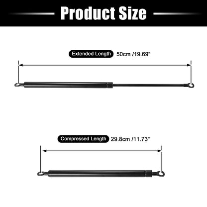 Gas Struts Lift Supports for Lid (19.7 inch, 200N/44Lbs)