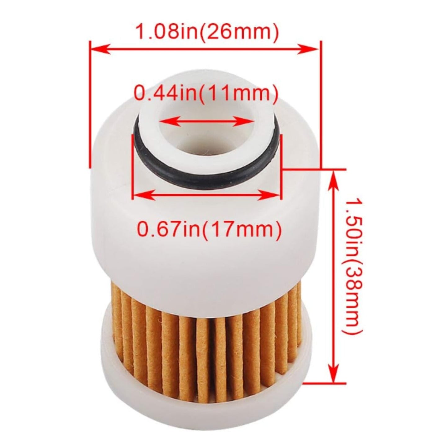 Set of 4 Fuel Filters for Mercury Marine Boat