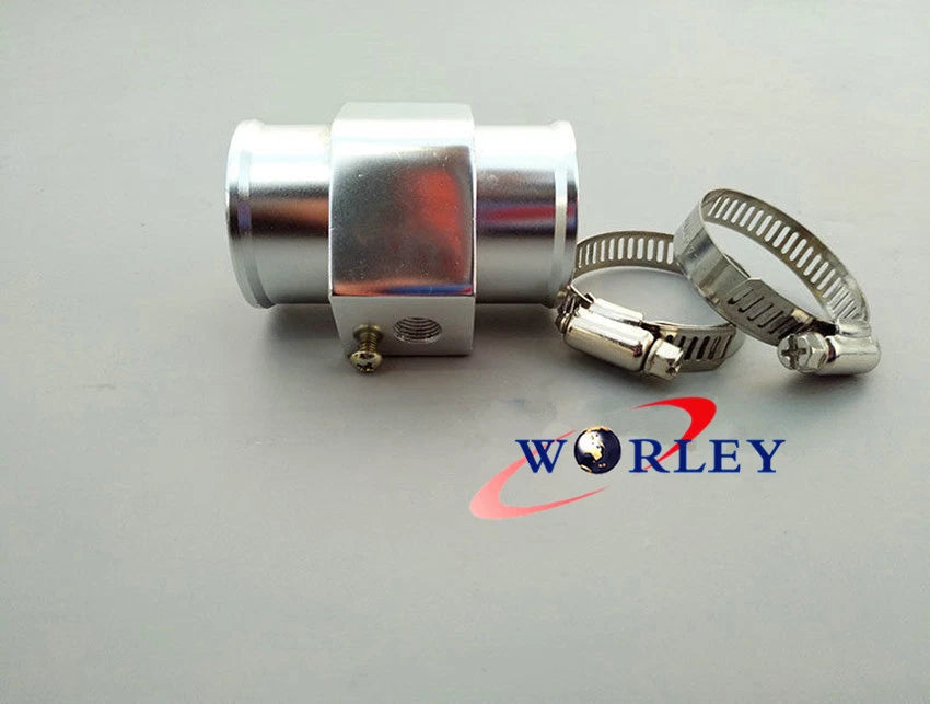 38MM Blue Water Temperature Sensor Gauge Adapter for Universal Applications