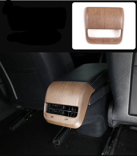 Wood Grain Interior Trim Decoration for Tesla Model 3 Y (2017–2023)