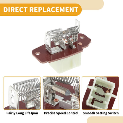 HVAC Blower Motor Resistor No. 4C2Z19A706AA for Ford Edge (2011–2018)
