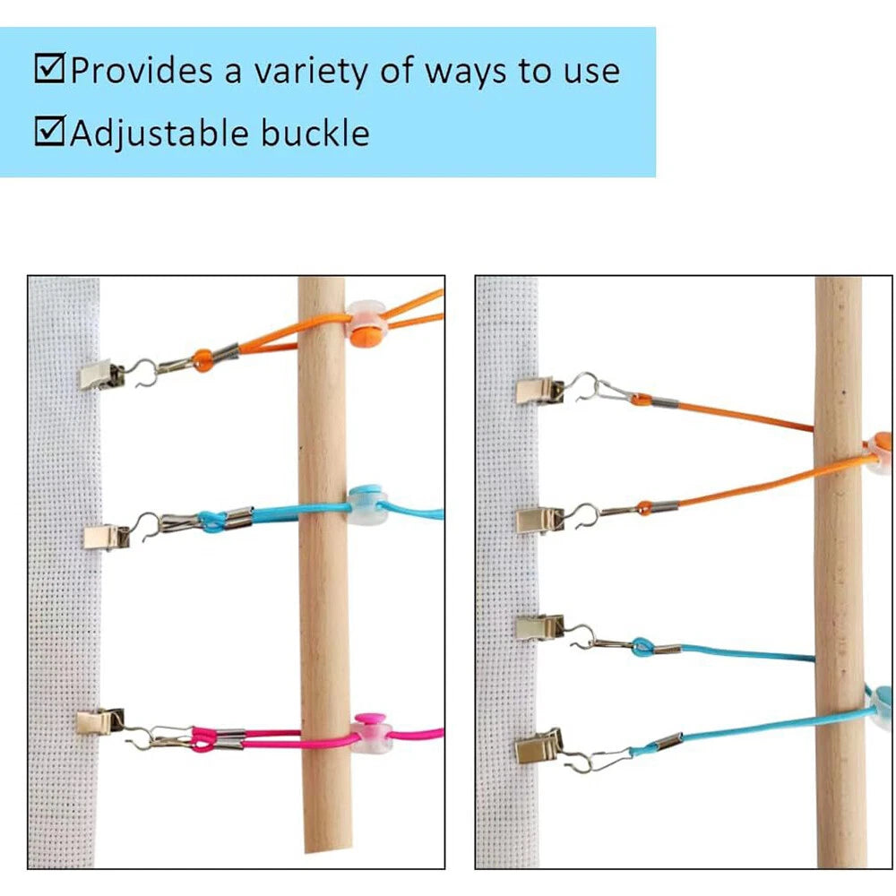 1 High Elasticity Colorful Adjustable Cross Stitch Clips for Crafting