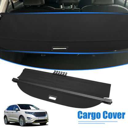 Retractable Cargo Cover for Ford Edge (2015–2022) - Black Trunk Shade