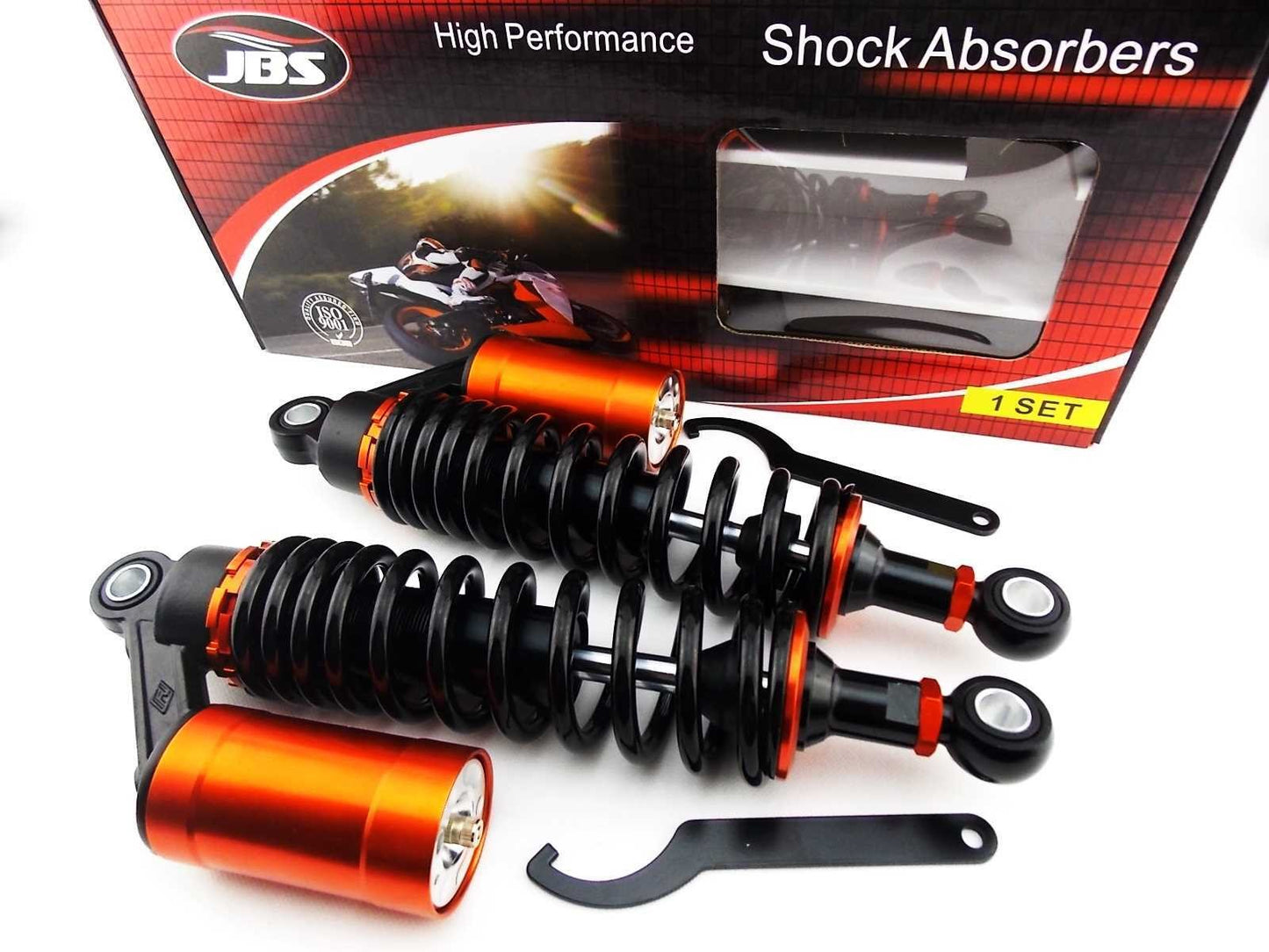 Set of 2 Nitrogen Shock Absorbers for Harley Davidson XLH1000 Sportster (1970–1985)