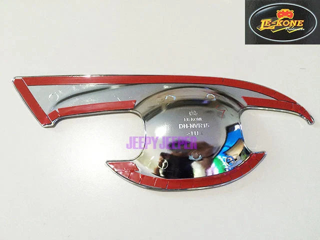 Chrome Door Handle Cover Insert Bowl Trim for Nissan Navara NP300 (2015)
