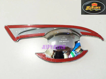 Chrome Door Handle Cover Insert Bowl Trim for Nissan Navara NP300 (2015)