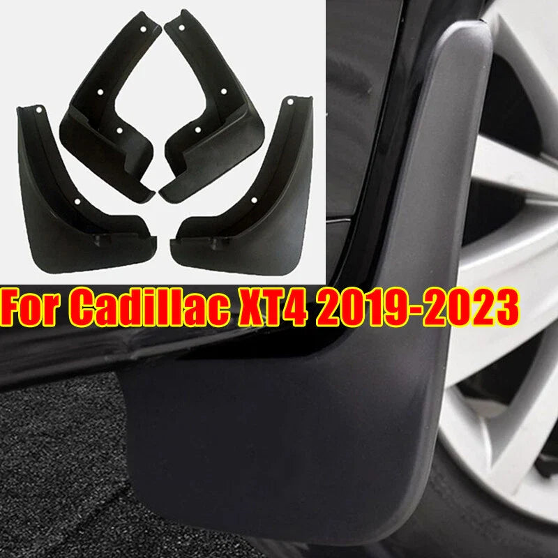 4x Splash Guards Front & Rear Mud Flaps Complete Set for Cadillac XT4 (2019–2023)