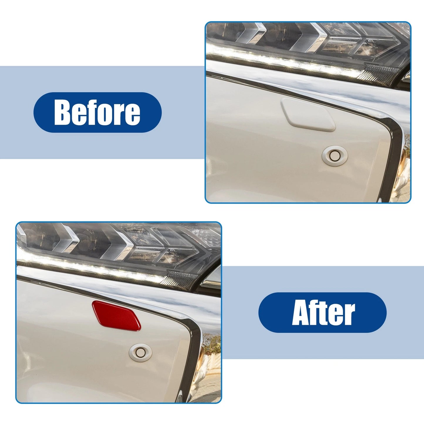 Right Front Headlight Washer Nozzle Cover for Mitsubishi Outlander (2013–2021)