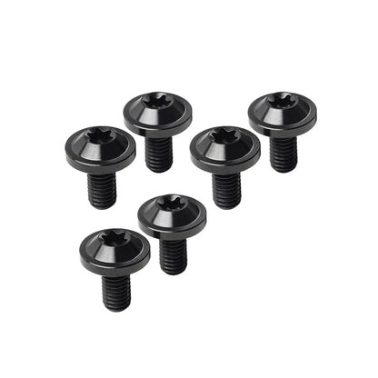6 x Universal Titanium M5x15mm Torx Head Bolts for Bike Motor