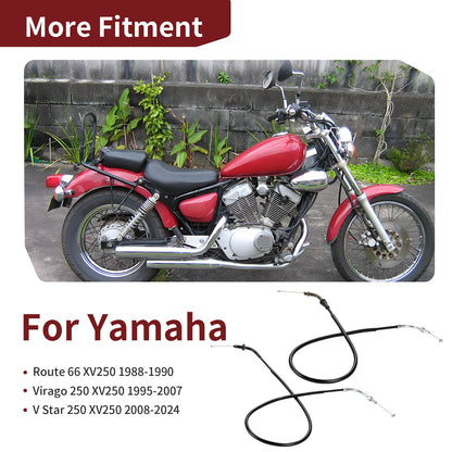 Throttle Cable Set for Yamaha V Star 250 (2008–2024)