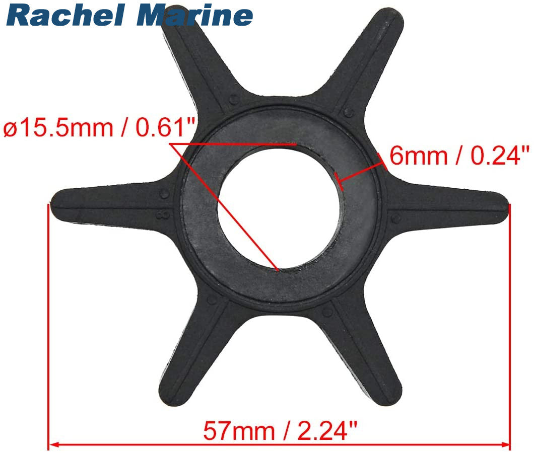 Water Pump Impeller for Chrysler Force 25HP 35HP 40HP 45HP 50HP (1990–2000)