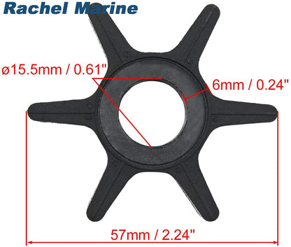 Water Pump Impeller for Chrysler Force 25HP 35HP 40HP 45HP 50HP (1990–2000)