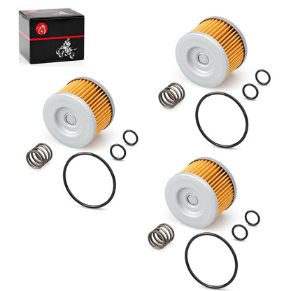3X Oil Filter & O-Ring for Honda Big Red 250 (1985–1989)