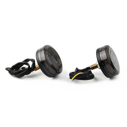 12V LED Round Smoke Turn Signal Indicator Light for Car (No Year Specified)