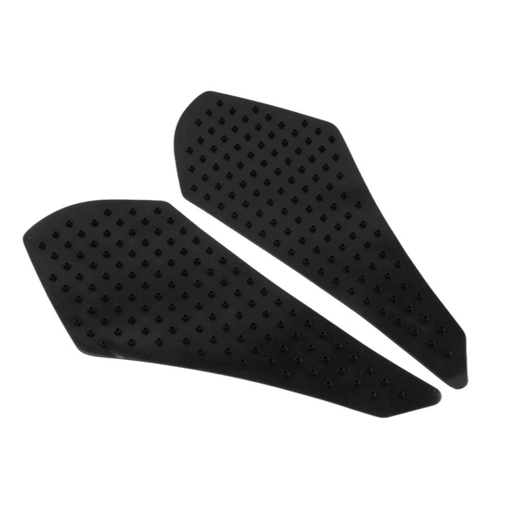 Black Tank Traction Side Pad Decals for Yamaha YZF-R1 (2007–2008)