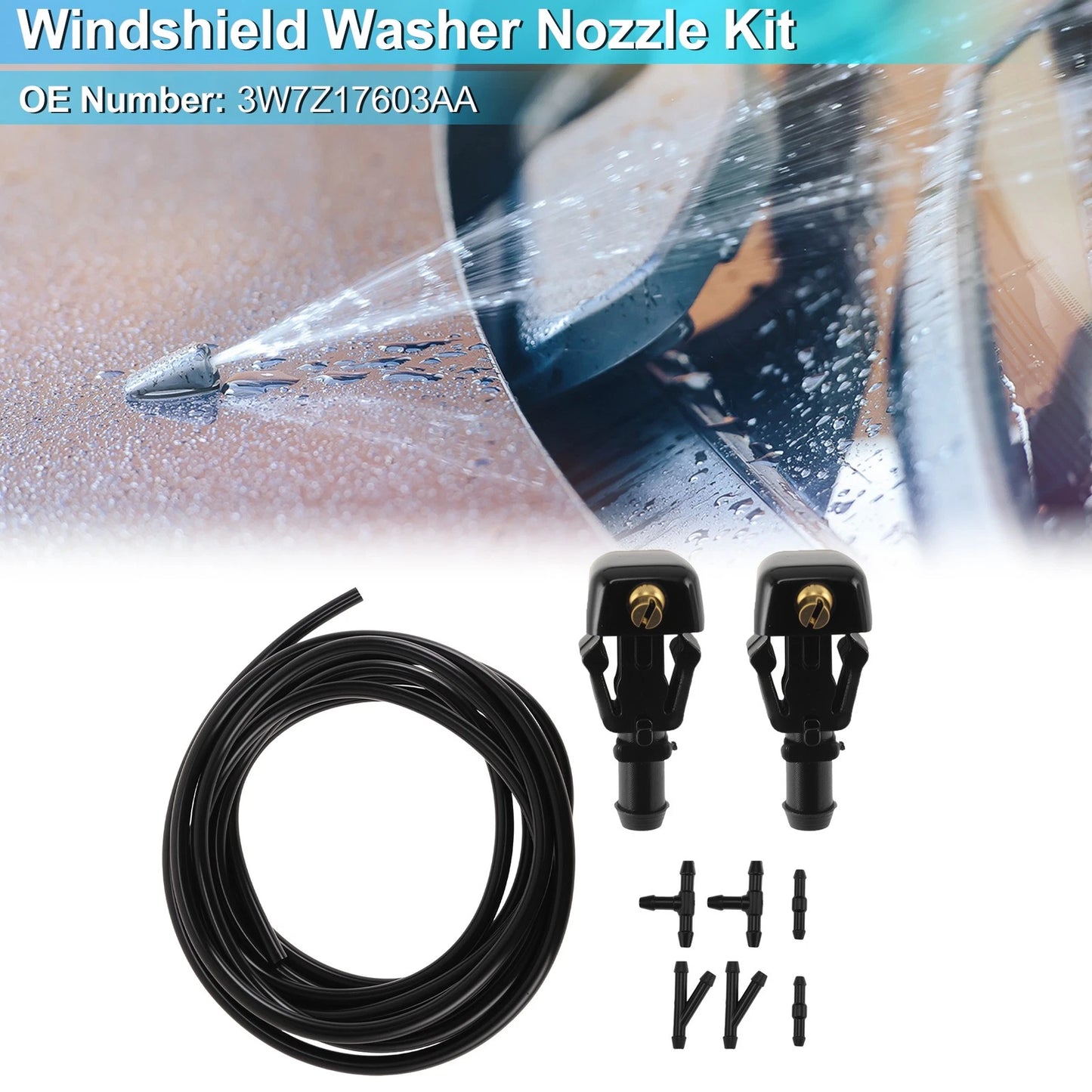 Windshield Washer Nozzle Kit for Ford F150 (2004–2013) No. 3W7Z17603AA