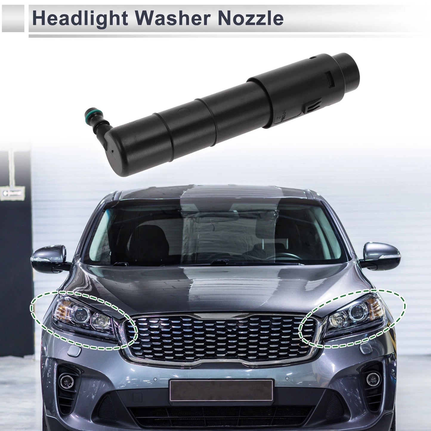 Headlight Washer Nozzle for Porsche (1995–2005) No. 95B955978 1Pc