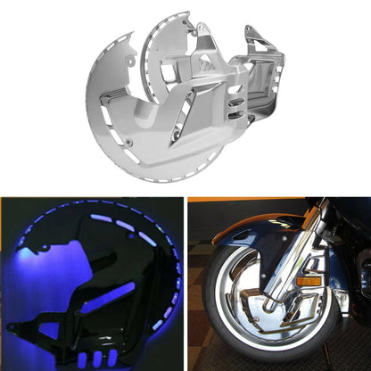 Brake Disc Covers LED Ring Blue Fire for Honda Gold Wing 1800 (2001 - 2017)