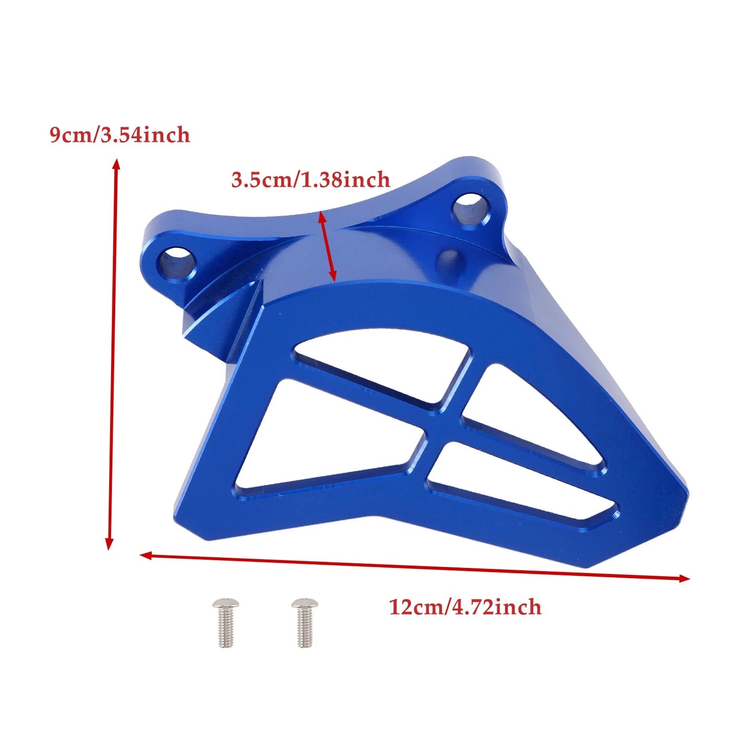Aluminum Sprocket and Chain Guard for Yamaha YZ125 (1993–2004) Blue