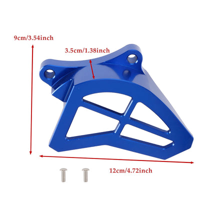 Aluminum Sprocket and Chain Guard for Yamaha YZ125 (1993–2004) Blue
