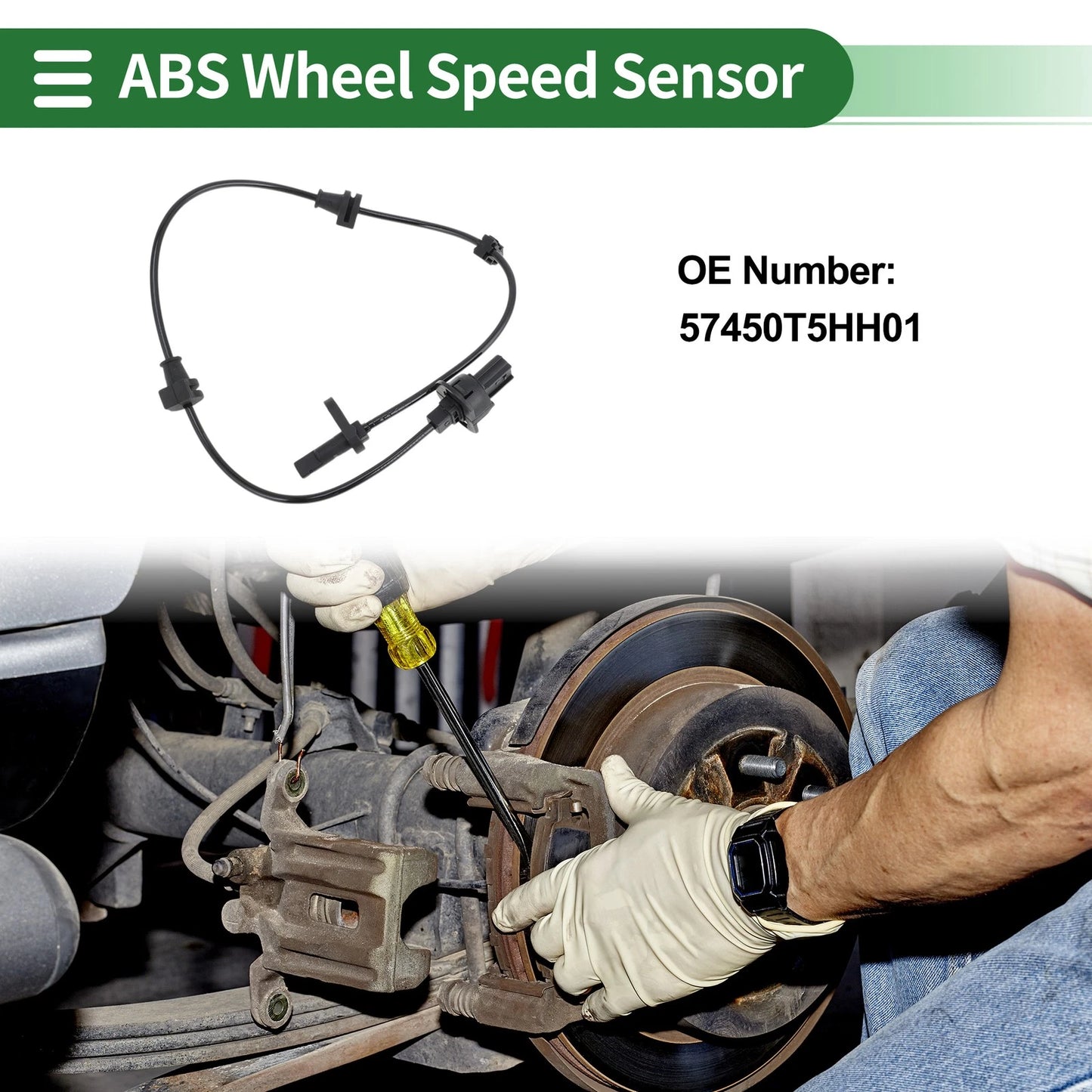 ABS Wheel Speed Sensor No. 57450T5HH01 for Honda Fit (2020–2022)